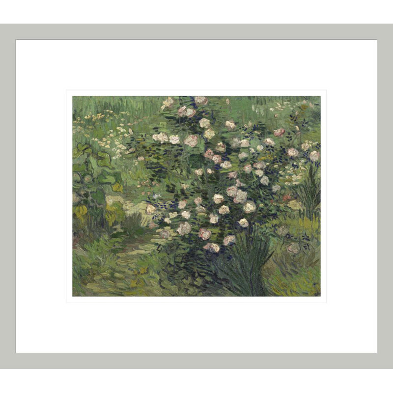 Roses par Vincent van Gogh - Impression sur toile, 13,75 po H x 15,66 po L