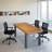 Modern Solid Wood Rectangular Conference Table-1639420195