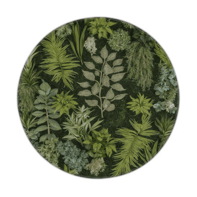 Nature Green Indoor and Outdoor Area Rug