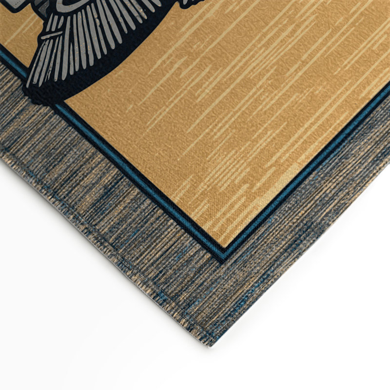 Tapis intérieur et extérieur brun Transport, Rectangle 9 pi x 12 pi