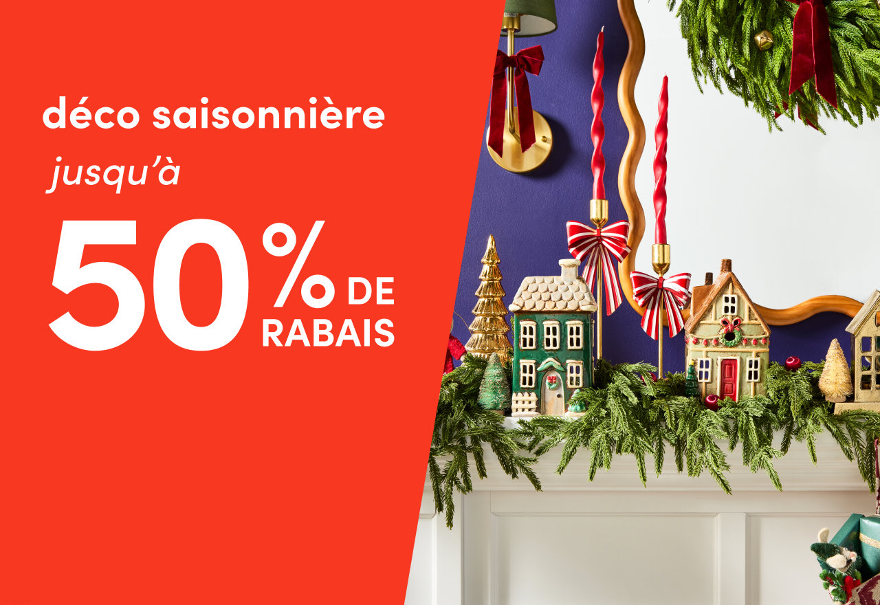 décorations saisonnières en solde