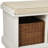 Agora Linen Upholstered Bench-1903476731