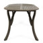 Table 70 po en bois pour salle à manger de patio - Superbe apparence grise élégante