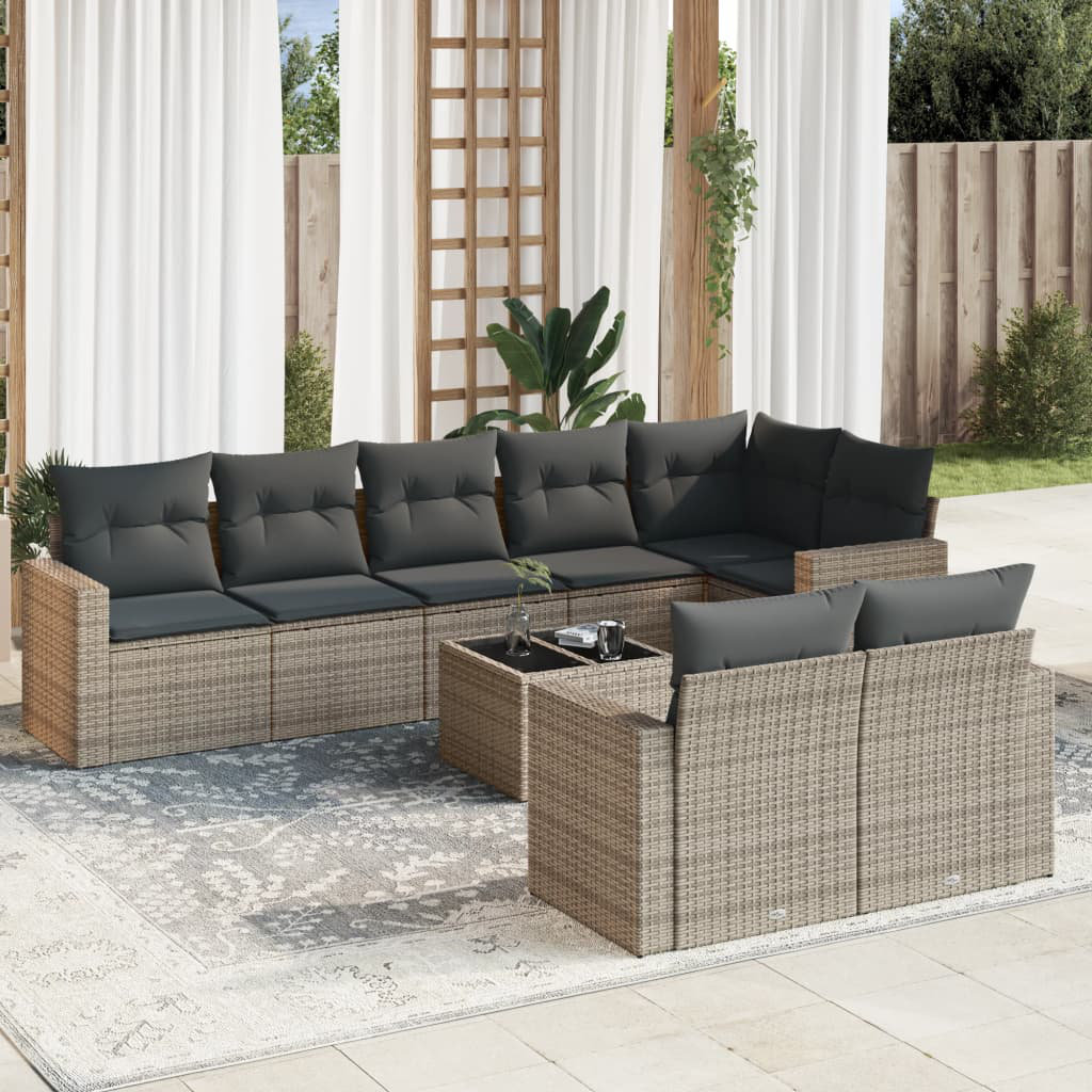 62 cm breites Outdoor-Sitzgruppen-Set mit Kissen