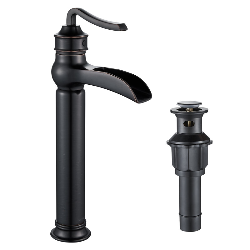 Forious Vessel Sink Faucet Single-handle Bathroom Faucet with Drain Assembly, Oil-rubbed Bronze