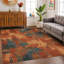 Tapis abstrait lavable à la machine intérieur / extérieur ACN2948-1127905588-1127905741