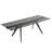 Noire Extendable Metal Base Dining Table