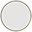 Armyn Metal Round Wall Mirror-970513599