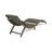 Lahaina Wood Foldable Chaise Lounge - Grey-707992828