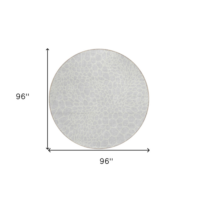 Tapis rond 8 po
