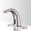 Robinet à capteur automatique commercial Lano par BathSelect - Nickel brossé, fonctionnement sans contact, conforme à l'ADA