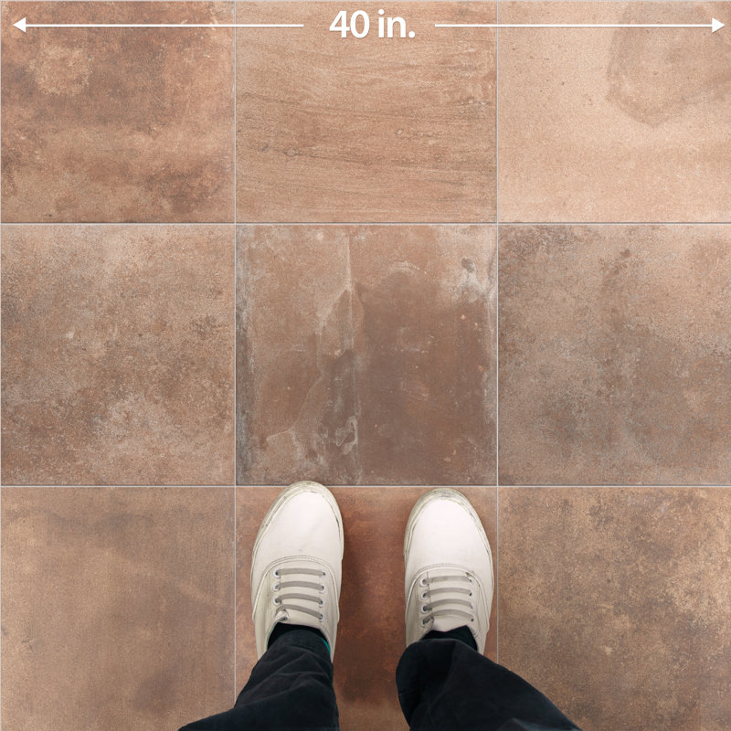 Americana Boston 14 In. X 14 In. Porcelain Terra Cotta Wall & Floor Tile