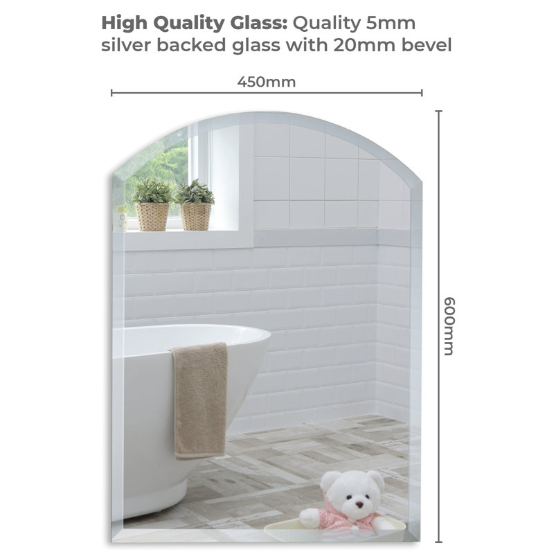 Seeman Arch Wall Mirror, 60cm x 45cm