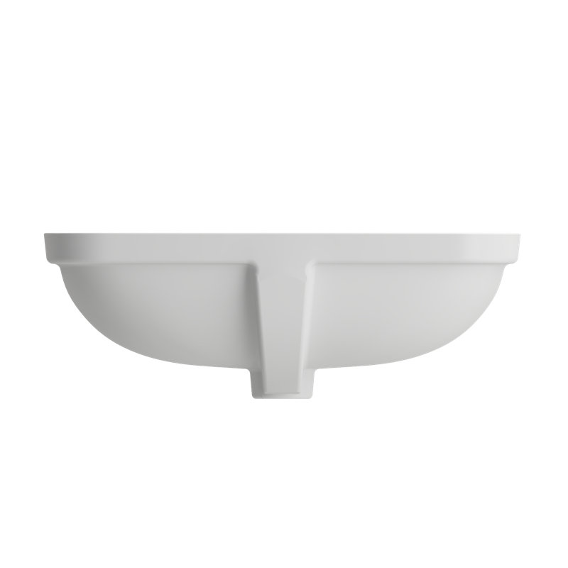 Scala 21.65'' L Bathroom Sink, Matte White