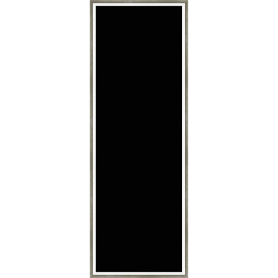 Tableau magnétique en tissu encadré, 13 x 37 cm, motif noir, pour l'organisation murale