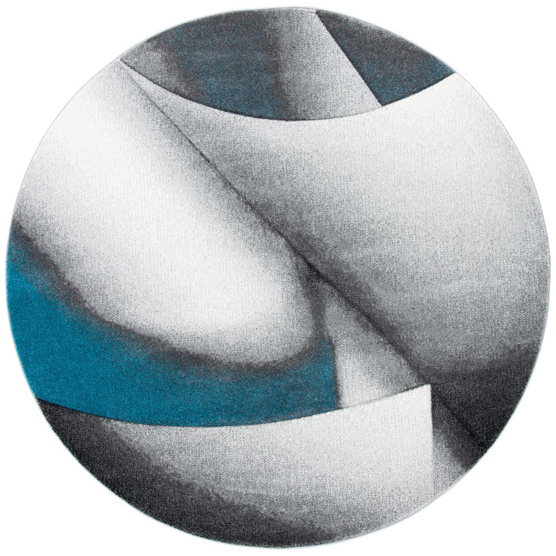Towanda Performance Abstract Rug, Round 6'7"