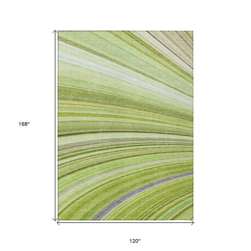 Tapis intérieur / extérieur 10 pi x 14 pi vert articulé et vert olive