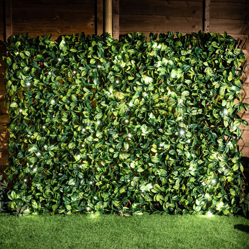 Niglaes 100cm H x 200cm W Vinyl Expanding Trellis Extender