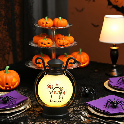 Halloween Pumpkin Lamp Ghost Festival Decoration Led Night Light, With Hook Design, A Holy Gift For Family And Friends