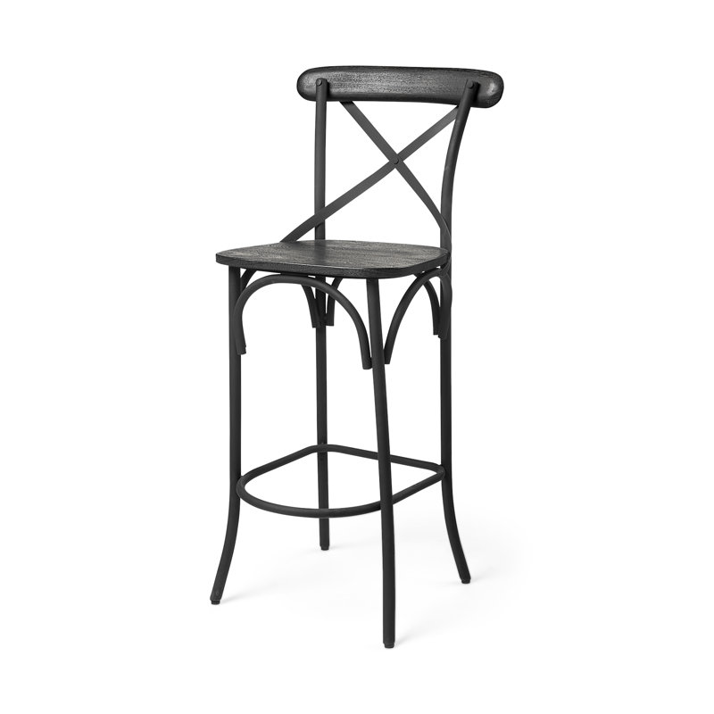 Borough Counter Stool, Bar Stool (30" Seat Height), Black