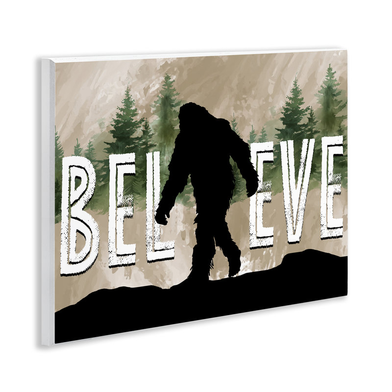 Believe Rustic Mythical Creature Wall Plaque, design by Nicole DeCamp