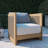 Fontaine 4 - Piece Solid Wood Outdoor Sofa Seating Group with Olefin Cushions