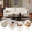 Canapé rembourré 83 po. Mid-Century Velevt-400106981