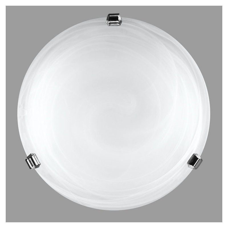 Stennett 1-Light LED White Flush Mounted Sconce