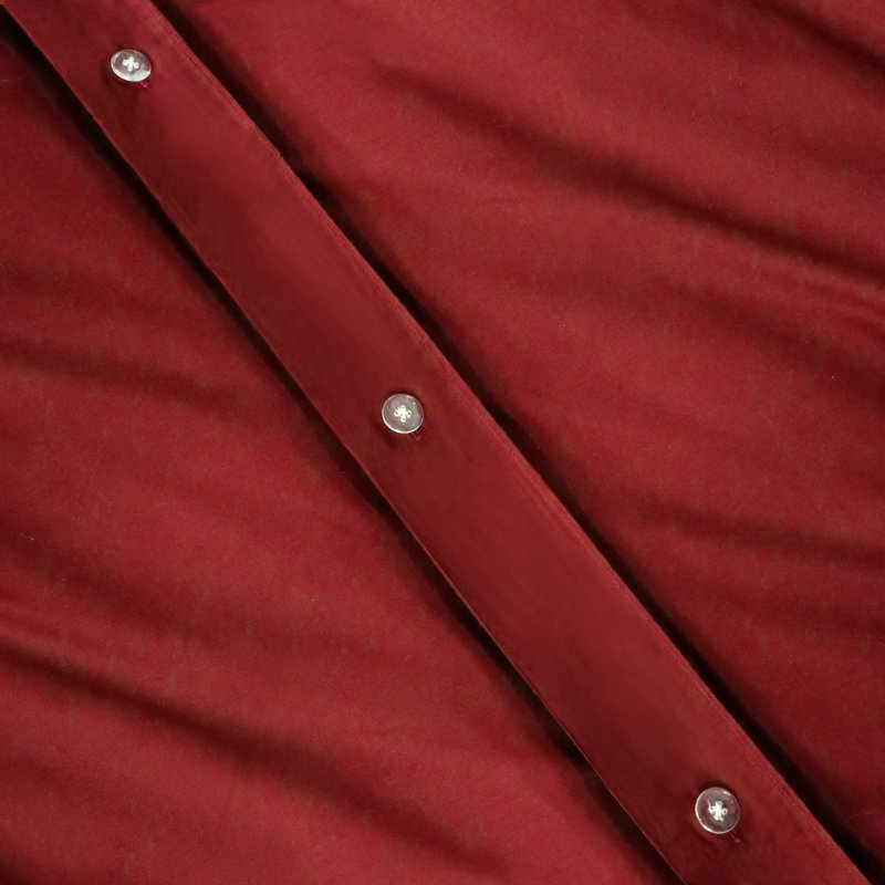 Modern & Contemporary Duvet Cover, Burgundy, Twin
