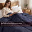 Édredon toutes saisons réversible uni hypoallergénique en duvet synthétique et housse de couette-855323599-814867526