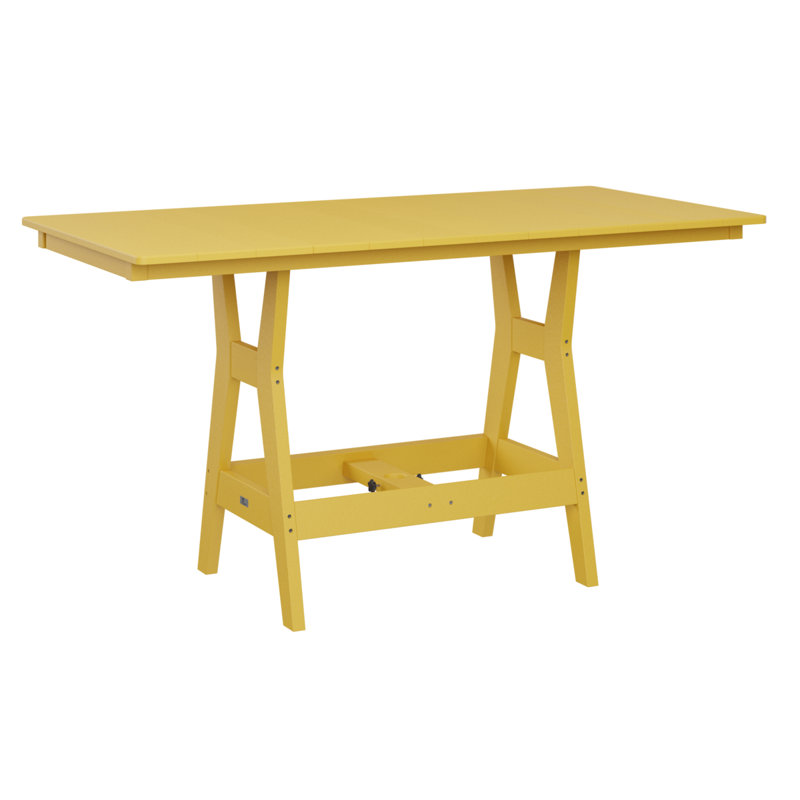 Table de salle à manger Tierney, Jaune soleil levant