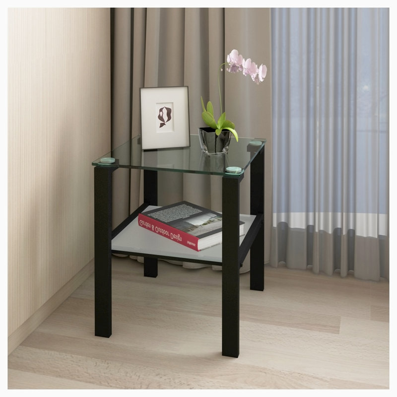 Table de bout Mukram, Clair, Noir, 2