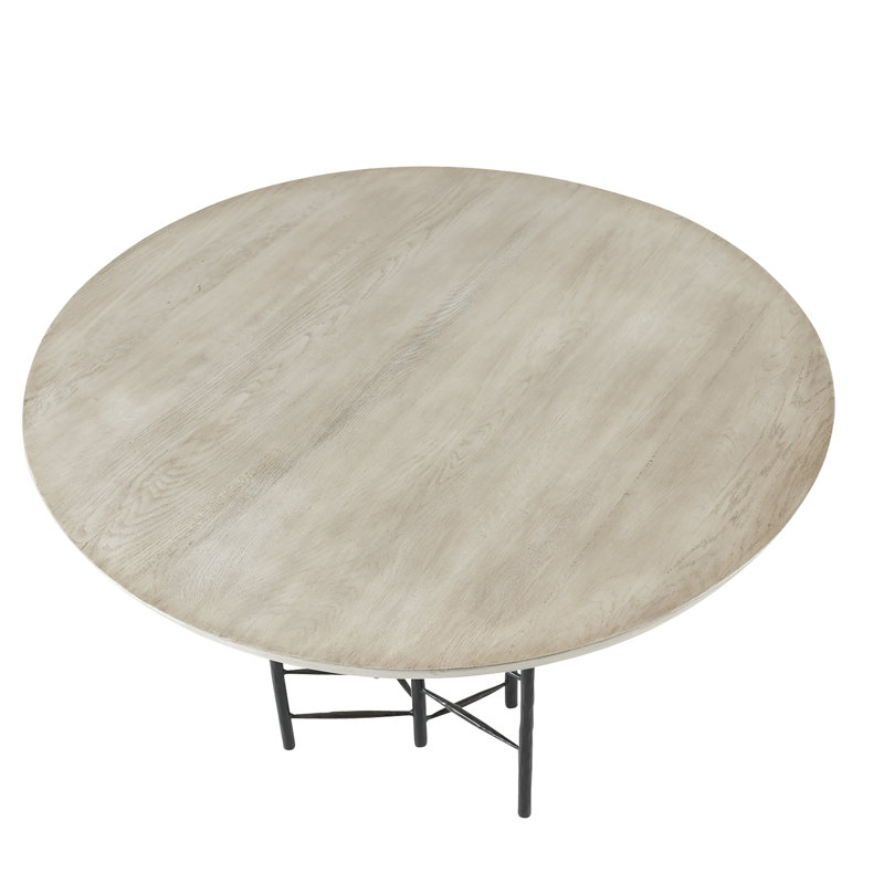 Enito Round Solid Oak Dining Table