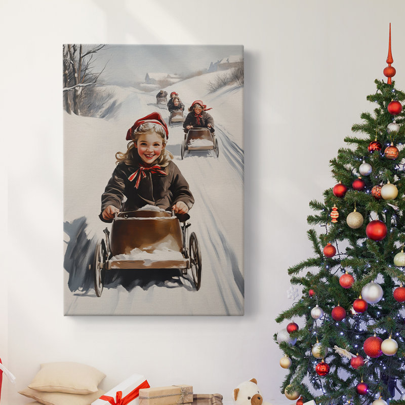 Art des Fêtes de Noël - Toile tendue avec châssis - Série 2-XXX, H 60 po x l 40 po