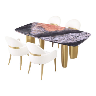 Bexar 5-Piece Dining Table Set