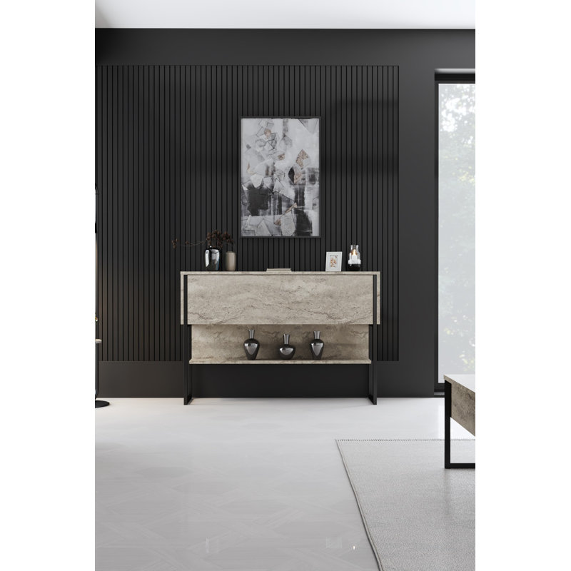 Commode, Crème / noir