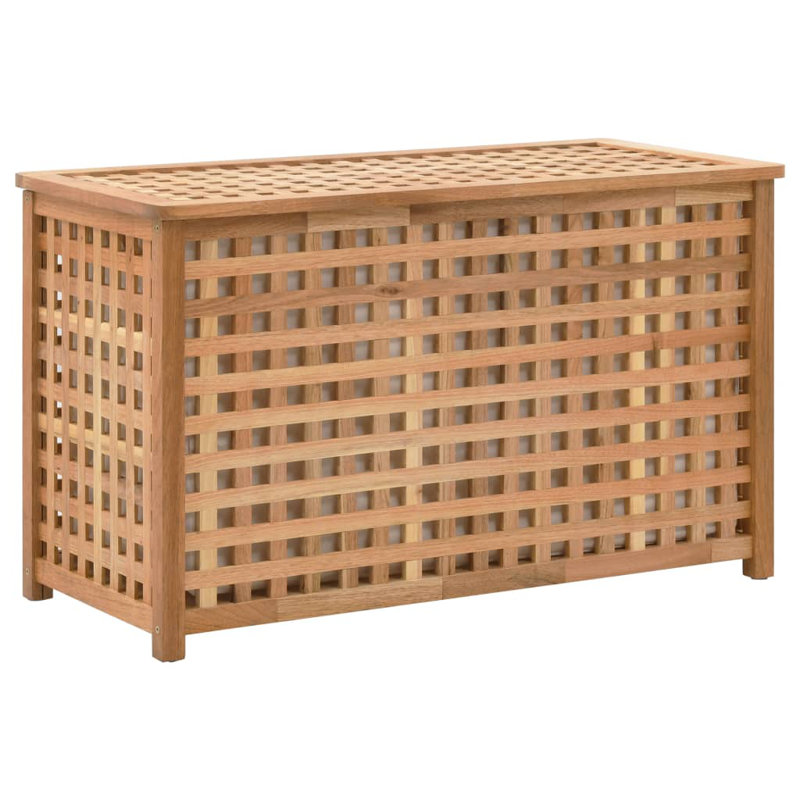 Wood Laundry Hamper, 46.5cm H x 77.5cm W x 37.5cm D