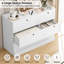 Commode double moderne à 6 tiroirs l 43,31 po Beckwourth-1832028582