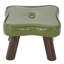 28 cm W Faux Leather Footstool