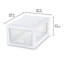 Bac de rangement en plastique blanc et blanc avec tiroir Sterilite-94962771