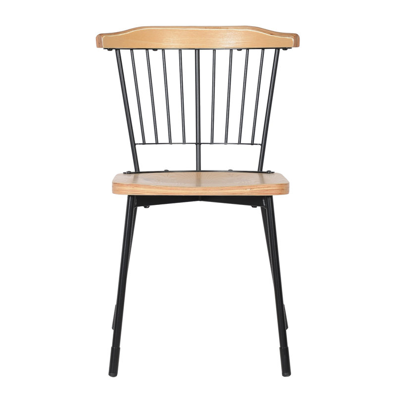 17.91'' H Upholstered Side Chair, Natural