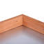 Banc de rempotage d'extérieur 39 po, orange, avec 2 tablettes, crochets latéraux et table galvanisée pour la plantation et le jardin-900021512