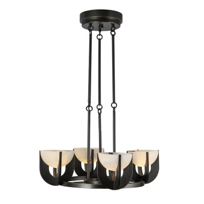 Colette Steel LED Chandelier by Elisa Carlucci