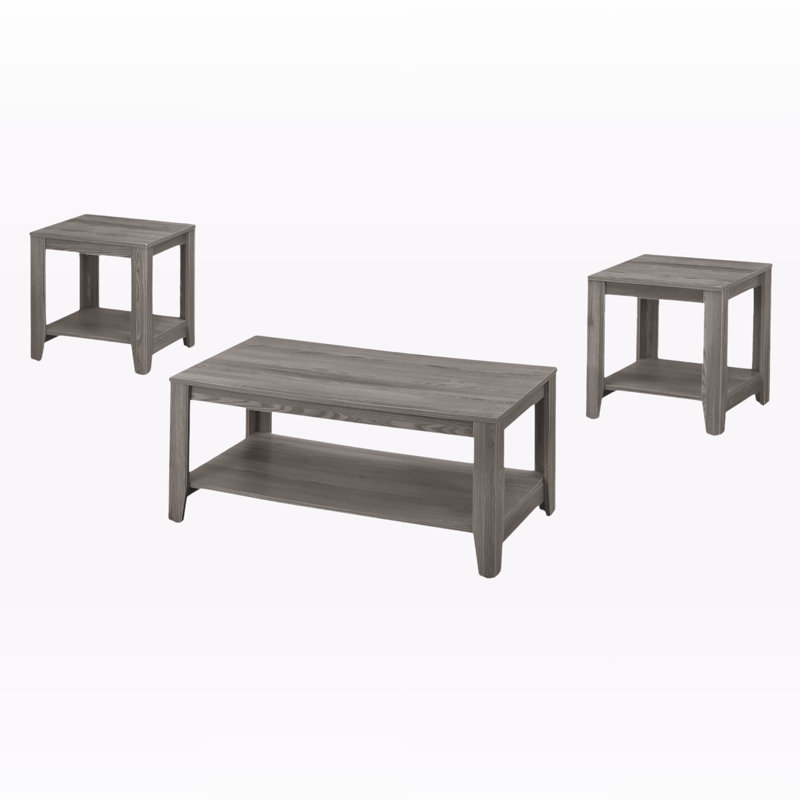Lauro 3pcs Coffee, Accent, End Table