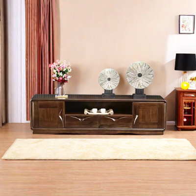 Modern simple new Chinese TV cabinet