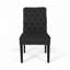 Chaise rembourrée touffetée-1941659069