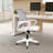Nectara Space-Saving Ergonomic Home Office Chair with Mesh Back and Armrests-108053327