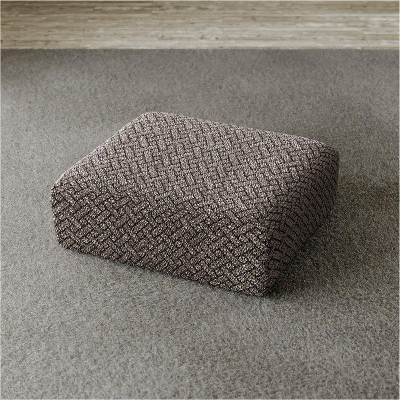  Housse extensible pour coussin de siège - Durable et élégante - Collection Printed, Mélange de polyester brun Venezia