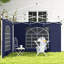 Campney Dakota Fields Blue Polyester Side Wall for Gazebo