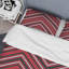Chevron noir rayé - ensemble de housse de couette abstrait - microfibre de polyester-1363233579